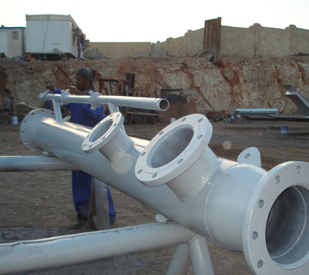 Shale shaker discharge line to the waste pit